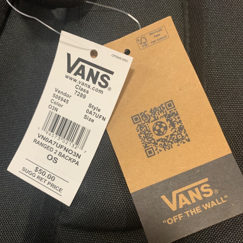 Vans Ranged 2 Backpack Pink Women's/Girl's School Gym - Picture 6 of 8